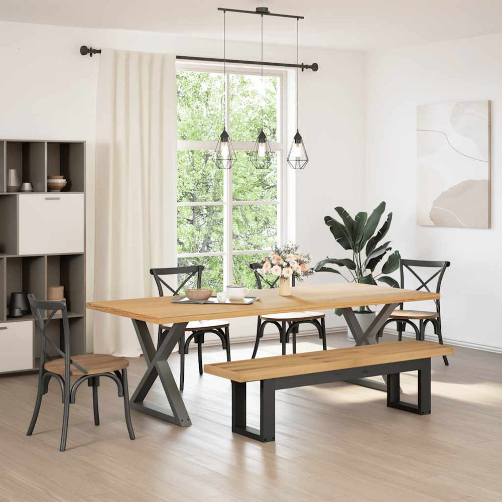 Massivholz Kiefer Esszimmerbank 180cm