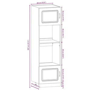 7-tlg Küchenschrank Set Weiß