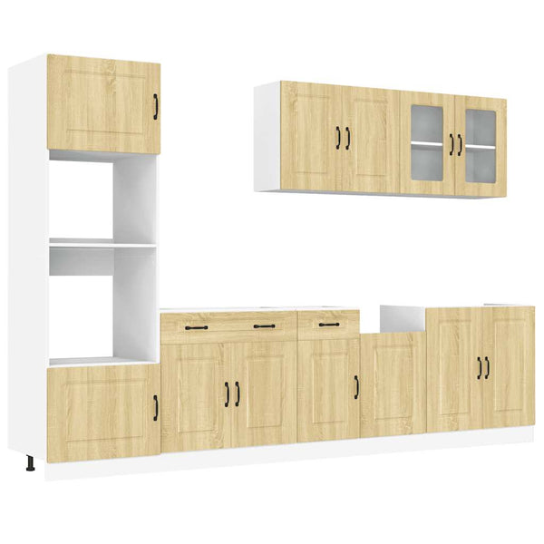 7-tlg Küchenschrank Set Sonoma-Eiche