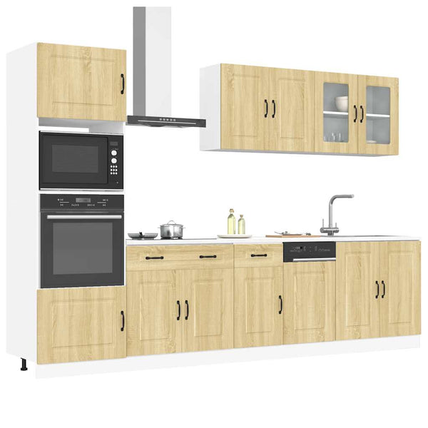 7-tlg Küchenschrank Set Sonoma-Eiche