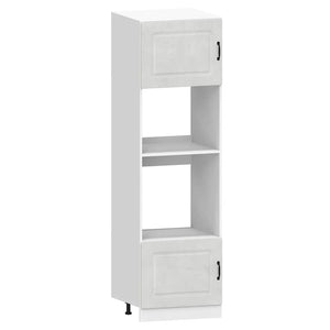 7-teiliges Küchenschrank-Set Betongrau
