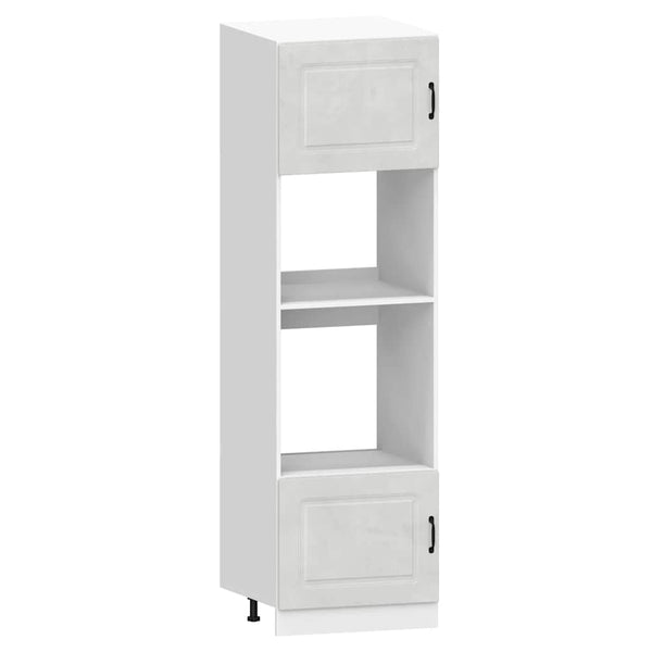 7-teiliges Küchenschrank-Set Betongrau