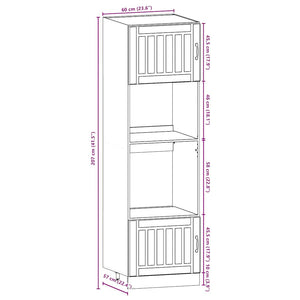 7-tlg. Küchenschrank-Set Räuchereiche