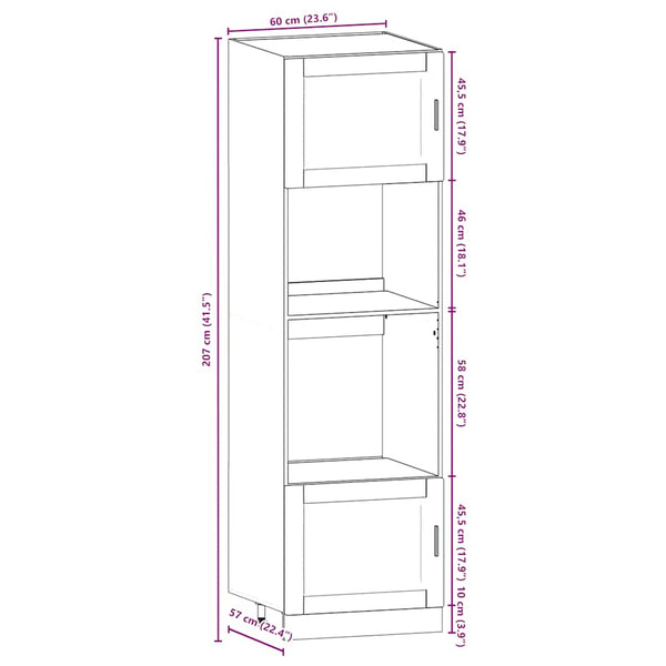 7-tlg Küchenschrank Set Weiß