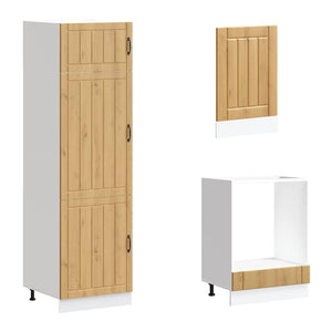 7-tlg Küchenschrank Set Lucca Artisan-Eiche