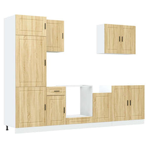 7-tlg Küchenschrank Set Sonoma-Eiche