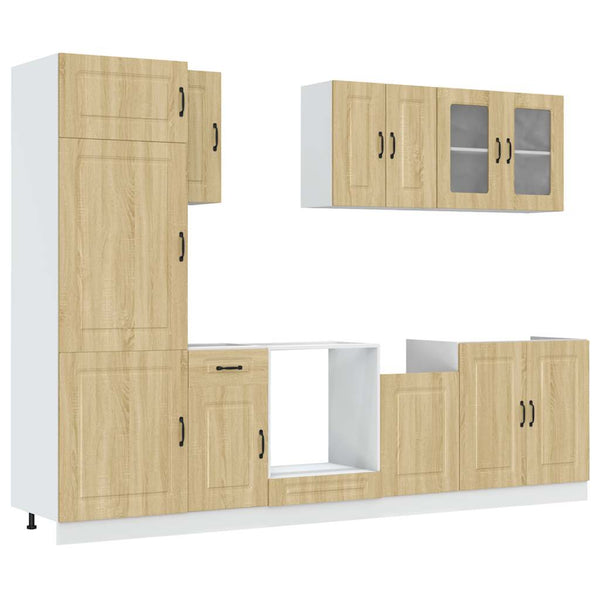 8-tlg Küchenschrank-Set Sonoma-Eiche