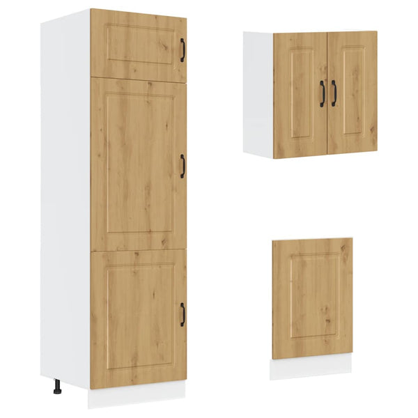 8-tlg Küchenschrank Set Artisan-Eiche