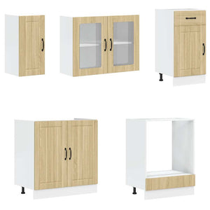 8-teiliges Küchenschrank-Set Sonoma-Eiche