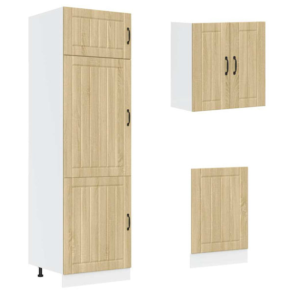 8-teiliges Küchenschrank-Set Sonoma-Eiche