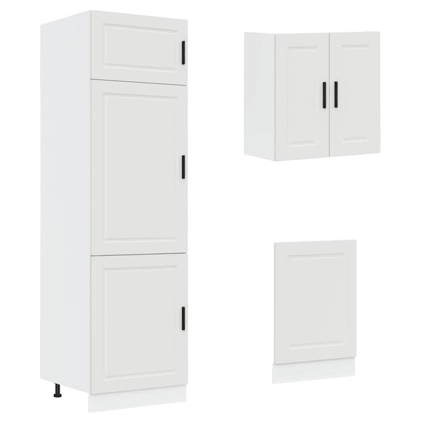 8-teiliges Küchenschrank-Set Weiß