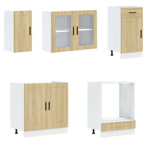 8-tlg Küchenschrank Set Sonoma-Eiche