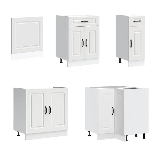 11-teiliges Küchenschrank-Set Weiß
