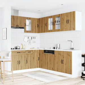 11-tlg Küchenschrank-Set Artisan-Eiche