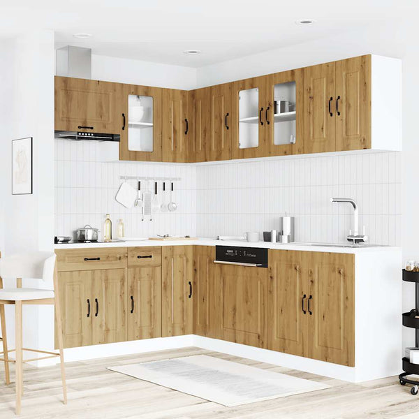 11-tlg Küchenschrank-Set Artisan-Eiche