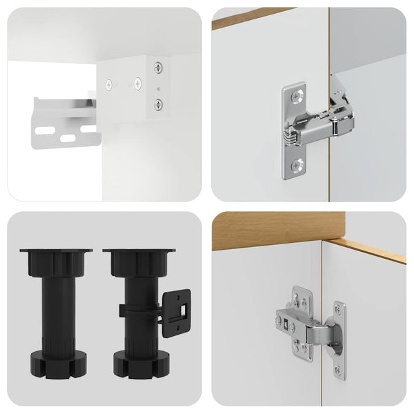 11-tlg Küchenschrank-Set Artisan-Eiche