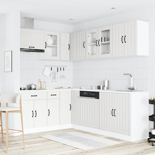 11-teiliges Küchenschrank-Set Weiß