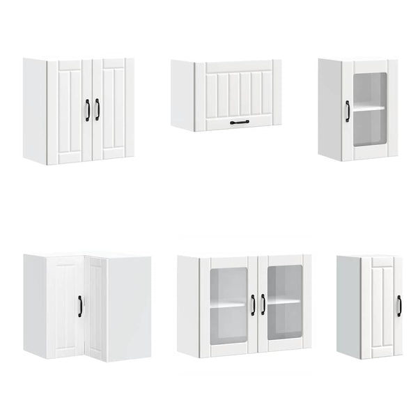 11-teiliges Küchenschrank-Set Weiß