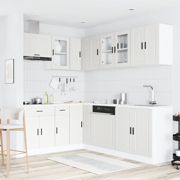 11-teiliges Küchenschrank-Set Porto Weiß