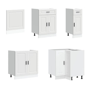 11-teiliges Küchenschrank-Set Porto Weiß