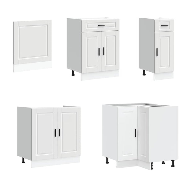 11-teiliges Küchenschrank-Set Porto Weiß