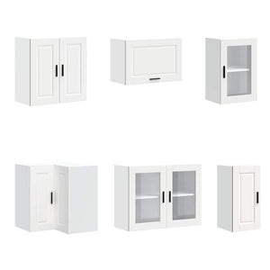 11-teiliges Küchenschrank-Set Porto Weiß