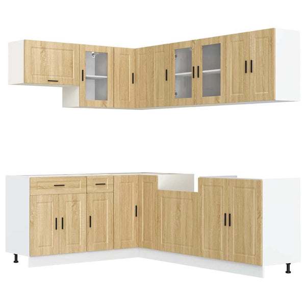11-tlg. Küchenschrank-Set Sonoma-Eiche