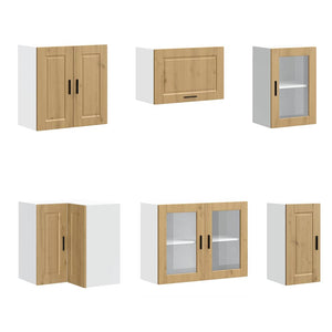 11-tlg Küchenschrank Set Artisan-Eiche