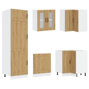 14-tlg Küchenschrank-Set Artisan Eiche