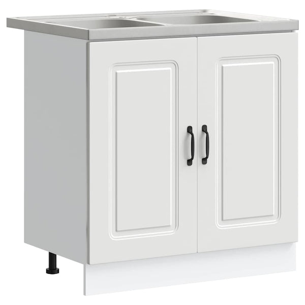 Küchenschrank Kalmar Weiß 80cm