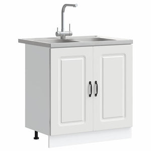 Küchenschrank Kalmar Weiß 80cm