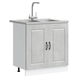 Küchenschrank Beton Grau 80cm
