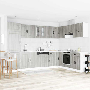 Küchenschrank Grau Sonoma 80 cm