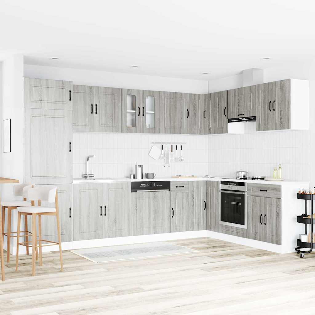 Küchenschrank Grau Sonoma 80 cm