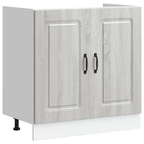 Küchenschrank Grau Sonoma 80 cm