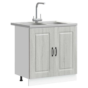 Küchenschrank Grau Sonoma 80 cm