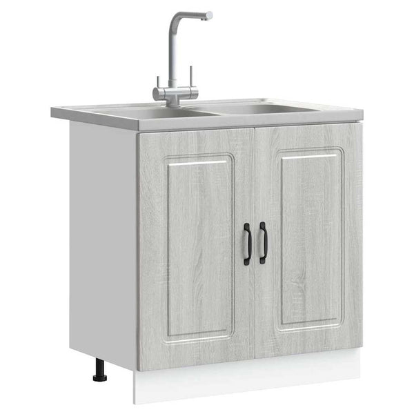 Küchenschrank Grau Sonoma 80 cm