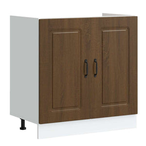 Küchenschrank Kalmar Braun Eiche 80cm
