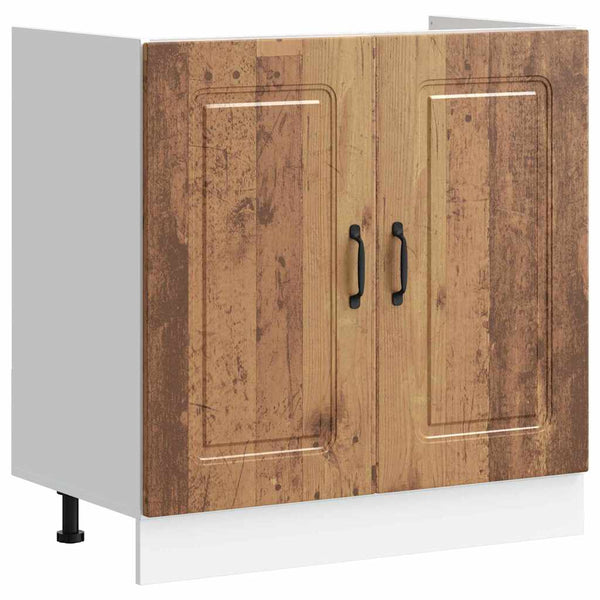 Küchenschrank Kalmar Altholz 80cm