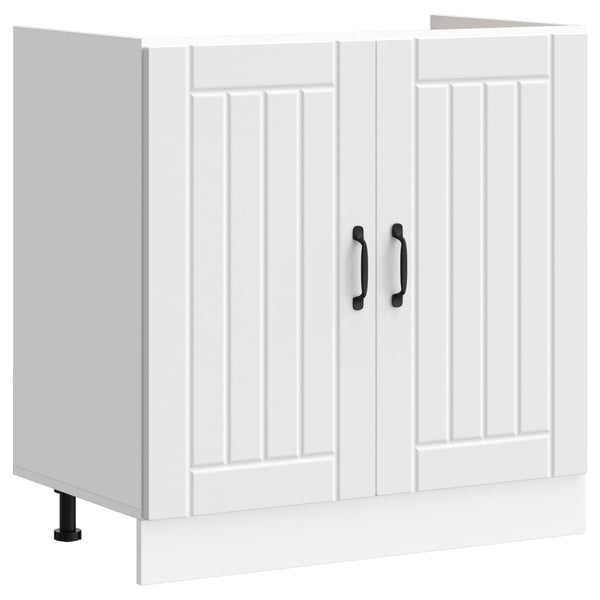 Waschbeckenunterschrank Lucca, Weiß, 2er-Set