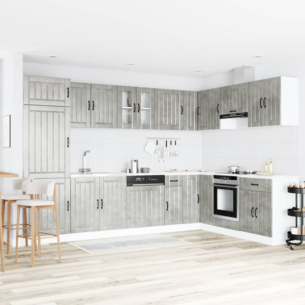 Waschbeckenunterschrank Lucca Beton Grau