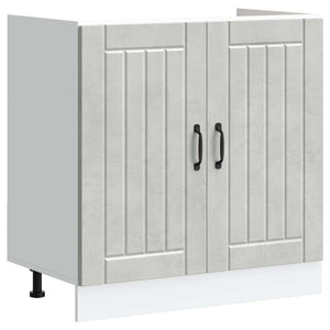 Waschbeckenunterschrank Lucca Beton Grau