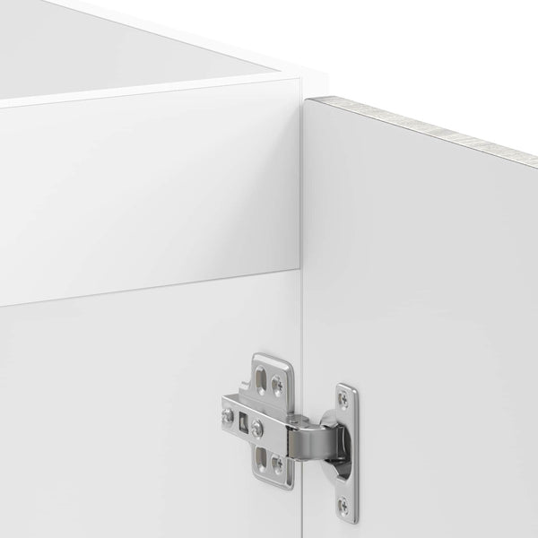 Waschbeckenunterschrank Lucca 2er-Set Grau Sonoma