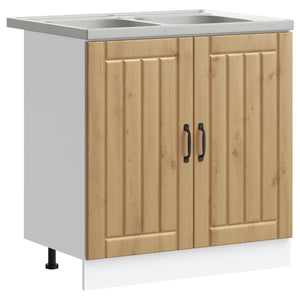 Waschbeckenunterschrank Lucca Artisan-Eiche