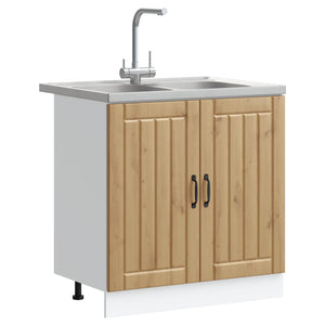 Waschbeckenunterschrank Lucca Artisan-Eiche