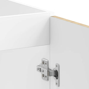 Waschbeckenunterschrank Porto Braun 2er-Set