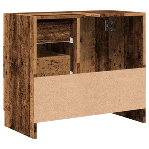 Waschbeckenunterschrank Altholz-Optik