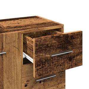 Waschbeckenunterschrank Altholz-Optik