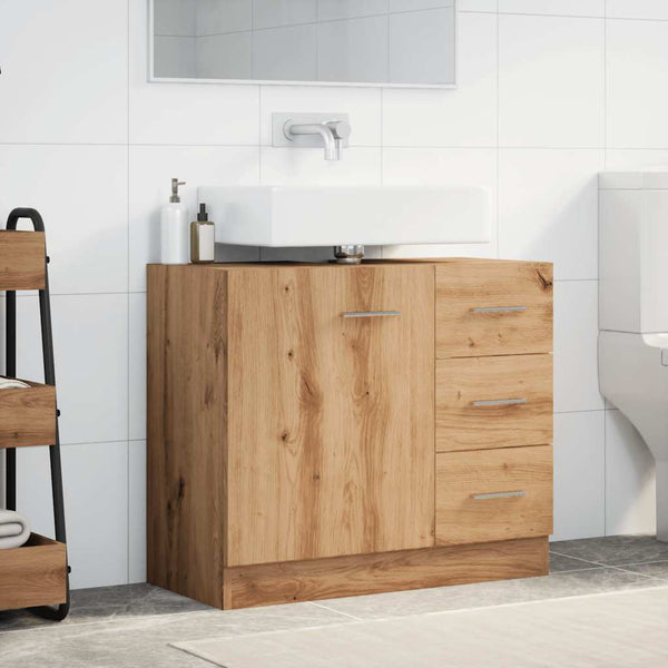 Waschbeckenschrank Artisan Eiche 63 cm