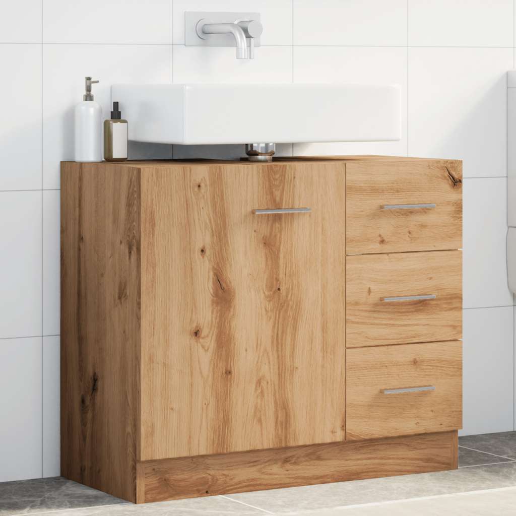 Waschbeckenschrank Artisan Eiche 63 cm